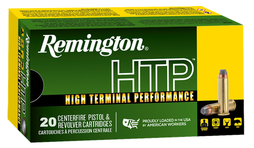 Remington HTP Pistol Ammunition 22295, 38 Special, Semi-Jacketed Hollow Point, 110 gr, 995 fps, 20 Rd/Bx