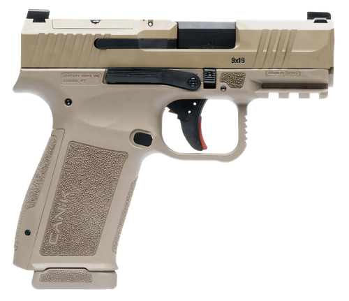 Canik Mete MC9L Sub-Compact Pistol HG7882DN, 9mm Luger, 3.18", Interchangeable Backstrap, FDE Finish, 17 Rds