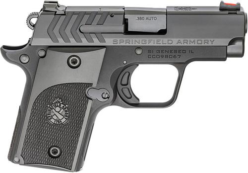 Springfield 911 Carry Pistol PG9108, 380 ACP, 2.7", Black Polymer Grips, Black Nitride Finish, 6 Rds