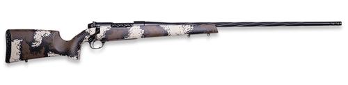Weatherby Mark V High Country Bolt Action Rifle MHC01N7MMBR2B, 7mm BC, 24" Threaded, WYO w/ Backpack Sponge Pattern Accents Brown Stock, 3 Rds
