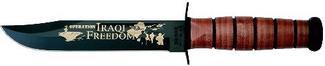 Kabar Operation Iraqi Freedom Fixed Blade Knife 9128