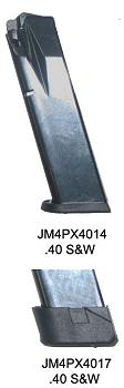 Beretta PX4 Storm 40 Smith & Wesson 17 Round Black Magazine (JM4PX4017)