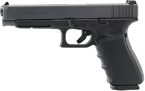 Glock 41 Gen4 Practical/Tactical Pistol PG4130103, 45 ACP, 5.31 in, Polymer Grip, Black Finish, 13 Rd