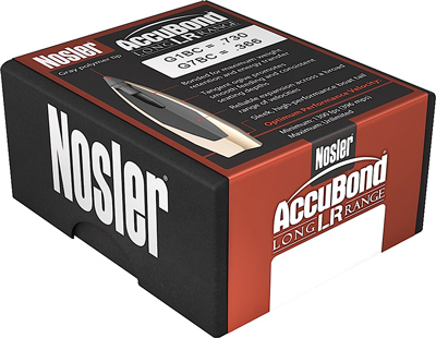 Nosler 7mm Caliber 168 Grain AccuBond Bonded Core 100/Box(58623), Not Loaded