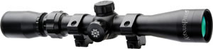 Konus Rifle Scope w/Rings 7260, 2x-7x, 32mm Obj, 1" Tube Dia, Black, 30/30 Reticle