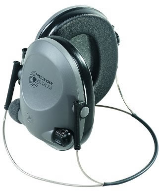 Peltor Tactical Electronic Hearing Protection Earmuffs w/Black/Gray Finish 19 dB (97043)