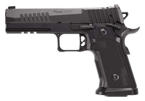 Sigarms P211-GT5 Pistol, 9mm, 5in Bull Barrel, Aluminum Grips, 21 Rds