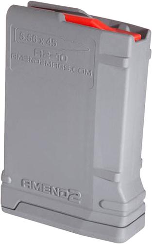 Amend 2 Magazines AR-15 Mod 2 10 Round Gray Magazine (556MOD2GRY10)