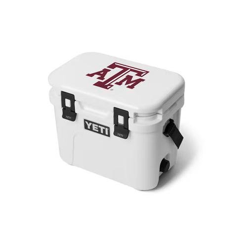 Yeti Texas A&M Roadie Series Cooler, 15 Quarts, White