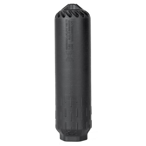 HUXWRX Flow, 7.62 Ti Flow-Through 30 Cal Titanium Suppressor, Black Finish