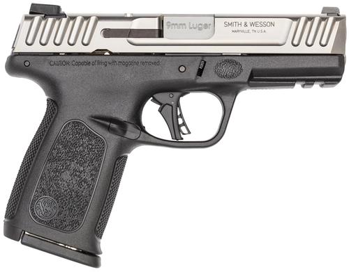 Smith and Wesson SD9 2.0 Compact 13935, 9mm, 4", Black Grips, Black Finish, 10 Rds