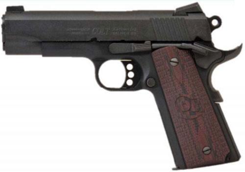 Colt Lightweight Commander Pistol O4840XE, 45 ACP, 4 1/4", G10 Blackcherry Grip, Blued Finish, 8 Rd