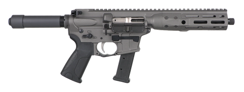 LWRC IC-9 Pistol, ICP9TG8, 9mm, 8.5" Threaded, Tungsten Grey Finish, M-LOK Rail, 30 Rds