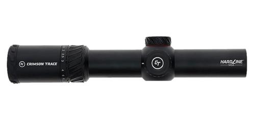 Crimson Trace Hardline Rifle Scope 013002299, 1-6x, 24mm Obj, 34mm Tube, Black, Illuminated CT TR1-MIL Reticle