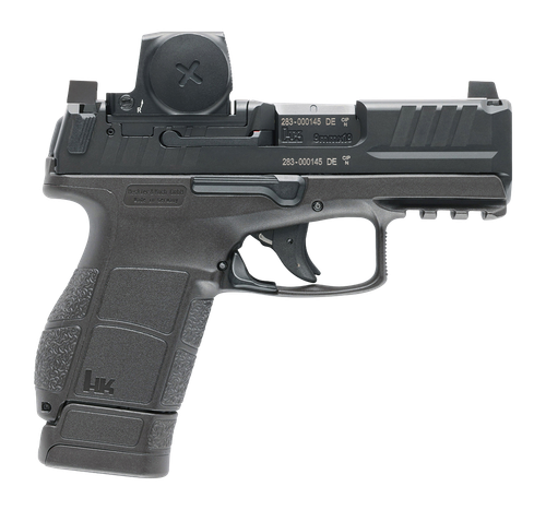 Heckler & Koch VP9CC w/Optic Pistol, 9mm, 3.13in, Interchangeable Backstrap Grips, Black Finish, 10 Rds