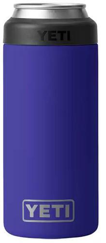 Yeti Rambler Colster Slim Stainless Steel Drink Insulator, Duracote Offshore Blue (21071500964)