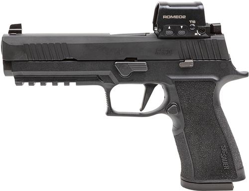 Sig Sauer P320 XTen Pistol 320X5-10-BXR3-RX2, 10mm, 5", XRAY3 Night Sights, Romeo2, Black Finish, 15 Rds