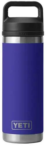 Yeti Rambler Bottle 18oz Stainless Steel Bottle, DuraCote Offshore Blue (21071500960)