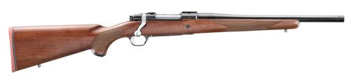 Ruger M77 Hawkeye Hunter Bolt Action Rifle 67103, 358 Winchester, 16.6 in, American Walnut Stock, Blue Satin Threaded Barrel, 4+1