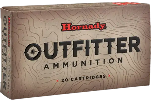 Hornady Outfitter Rifle Ammunition 821974, 300 Win Mag, Copper Alloy eXpanding, 180 gr, 2960 fps, 20 Rd/Bx