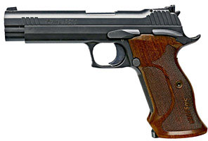 Sig P210 Target Pistol 210A9TGT, 9mm, 5 in, Target Walnut Grip, Nitron Finish, Adjustable Sights, 8 Rd