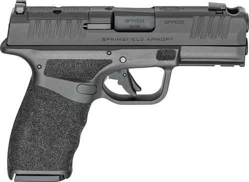 Springfield Hellcat Pro Semi-Auto Optics Ready Pistol HCP9379BOSP15COMP, 9mm, 3.7", Polymer Grips, Black Finish, Compensated, 15 Rds