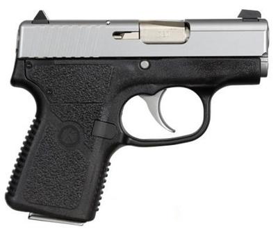 Kahr P380 Semi-Auto Pistol KP38233, 380 ACP, 2.5 in, Polymer Grip, Two-Tone Finish, White Bar-Dot Sights, 6 Rd