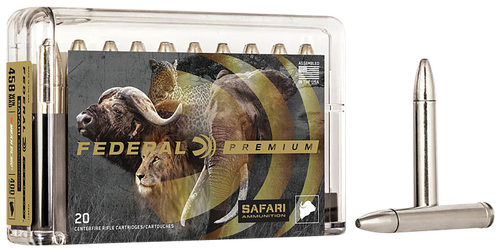Federal Premium Cape-Shok Rifle Ammunition P458T1, 458 Winchester Mag, Trophy Bonded Bear Claw, 400 GR, 2250 fps, 20 Rd/bx