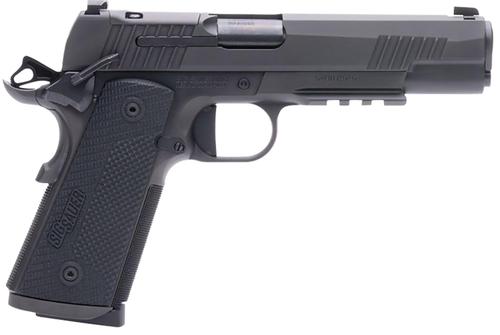 Sig Sauer 1911 X-Series Semi Auto Pistol 1911XR45BXR3, OR, 45 ACP, 5", Black G10 Grips, Black Nitron Finish, 8 Rds
