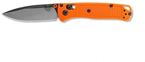 Benchmade Mini Bugout w/ Stainless Steel Plain Edge Drop Point Blade (533)