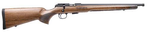 CZ-USA 457 Royal Bolt Action Rifle 02370, 22 LR, 16.50", Walnut Stock, Black Nitride Metal Finish, Decorative Forend Tip, 5 Rds