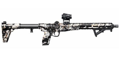 Kel-Tec SUB-2000 Gen 3 Defender Semi-Auto Rifle SUB2K10GLKDSKYFALL, 10mm, 16.25", Folding Kryptek Obskura Skyfall Stock, 15 Rds