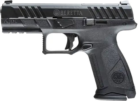 Beretta APX A1 Full Size Striker-Fired Pistol, JAXF921A1, 9mm, 4.25" Barrel, Modular Grip, Black Finish, 17 Rd