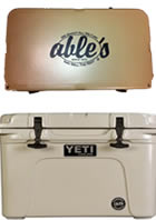 Yeti Tundra Series Cooler Featuring Ables Logo YT35TA, 35 Quarts, Desert Tan