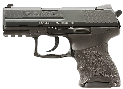 Heckler & Koch P30SK V3 Pistol 81001108, 9mm Luger, 3.27in, Black Finish, 10 Rds
