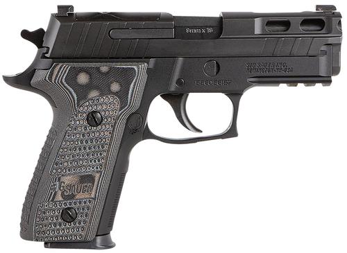 Sig P229 Compact Pro E29R9BXR3PROR2, 9mm, 3.90", G10 Piranha G-Mascus Grips, Black Nitron Finish, 15 Rds