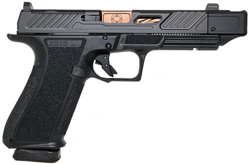 Shadow Systems DR920P Compensator Optic Ready Pistol SS2211, 9mm Luger, 4.60in, Black Interchangeable Backstrap, Black Finish, 17 Rds