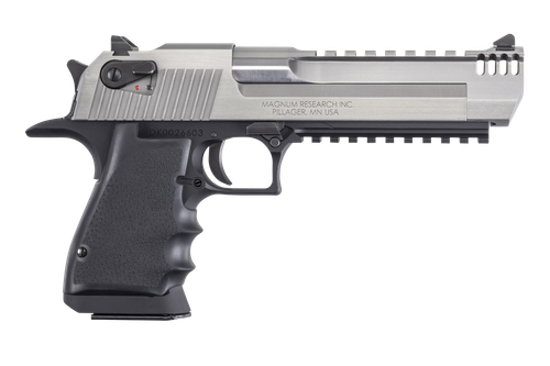 Magnum Research Desert Eagle Pistol DE44ASIMB, 44 Remington Mag, 6", Black Polymer Grips, Black Finish, 8 Rds