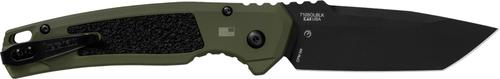 Kershaw Launch 16 Tanto Automatic Knife w/Olive Cerakote w/Black Oxide Hardware Handle (71050LBLK)