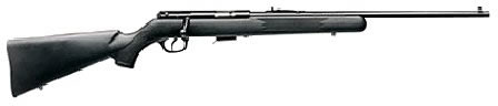 Savage 93FV Magnum Rimfire Rifle 93200, 22 Win Magnum Rimfire, 21" Hvy BBL, Bolt Action, Black Syn Stock, Blue Finish, Accutrigger, 5 Rds