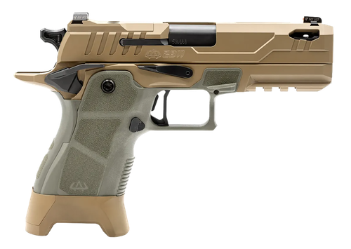 OA DEFENSE 2311 Pro Plus w/Kit Optic Ready Pistol OA2311CPROPLSHDSPRT17, 9mm Luger, 4.25in, Sage Metal Module, High Desert Finish, 17 Rds