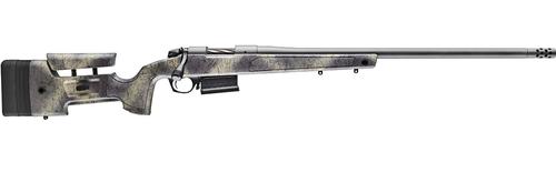Bergara B-14 HMR Wilderness Bolt Action Rifle B14LM357, 7mm Rem Mag, 24", Woodland Camo Stock, Blued Finish, 5