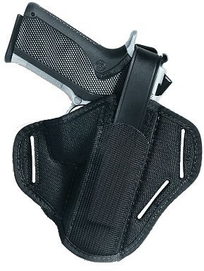 Uncle Mikes Belt Holster Fits: 4" Barrel Medium Double Action Revolvers (8602)