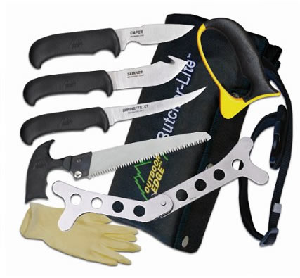 Outdoor Edge 8 Piece Butcher Lite Kit w/Carrying Case