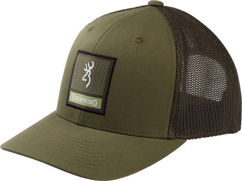 Browning Prowler Mesh Cap 308256641, Loden, Snap Back
