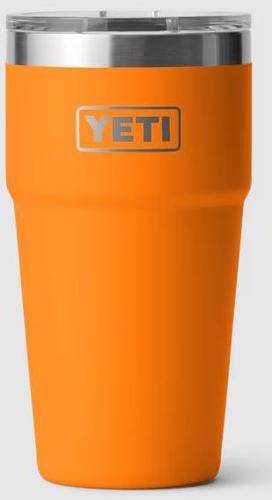 Yeti Rambler 20 oz Stackable Cup w/ MagSlider Lid (21071503883) Stainless Steel, King Crab Orange