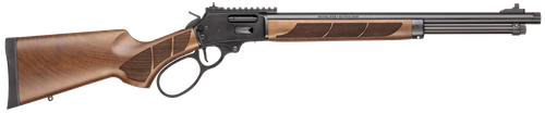 Smith & Wesson Model 1854 Lever Action Rifle, 44 Rem Mag, 19.25 in Threaded, Walnut Stock, Black Armornite Finish, 9 Rd