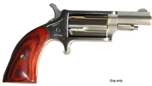 North American GBGL, Boot Grip For Long Rifle Revolver, Rosewood