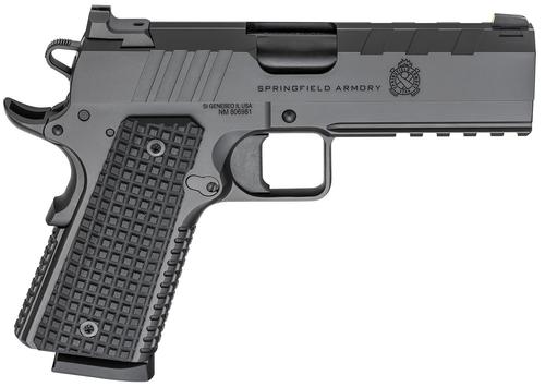 Springfield 1911 Emissary Pistol PX9228L, 45 ACP, 5", Black G10 Grips, Black Cerakote Finish, 8 Rds