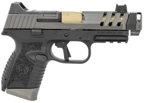FN Herstal 509 CC Edge Optic Ready Pistol 66101350, 9mm Luger, 4.20in, Black Textured Polymer, Matte Black Finish, 10 Rds